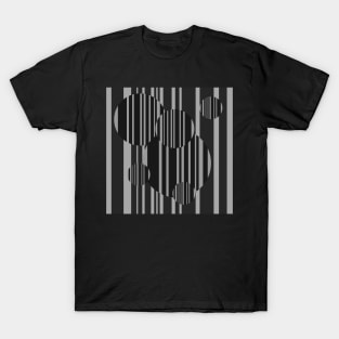 abstract geometric monochrome pattern T-Shirt